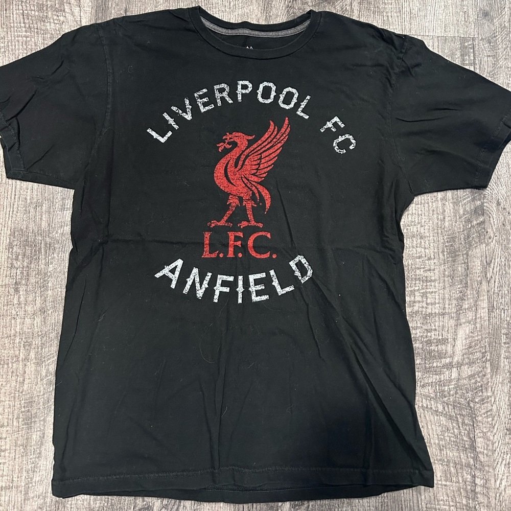 Majestic Black and Red Liverpool FC Tee
